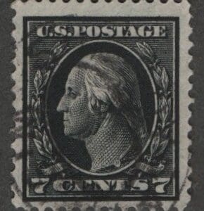Scott# 407 "WASHINGTON" PERF 12, LOCAL CANCEL, NICELY CENTERED