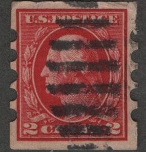 Scott# 409 "WASHINGTON" MAILOMETER TYPE IV, DUPLEX CANCEL