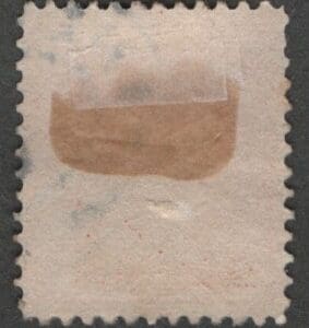Scott# 415 "FRANKLIN" USED PERF 12, REGISTRATION CANCEL - Image 2