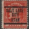 Scott# 420 FRANKLIN USED, SALT LAKE CITY, UTAH PRECANCEL