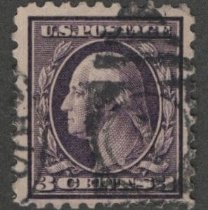Scott# 426 "WASHINGTON" USED, DUPLEX & CDS CANCEL, NICELY CENTERED