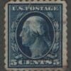 Scott# 428 "WASHINGTON" USED, PERF 10, SLW, LITE CANCEL