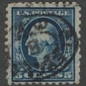 Scott# 428 "WASHINGTON" USED, PERF 10, SLW, N.Y. DBL OVAL CANCEL
