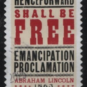 Scott# 4721 "EMANCIPATION PROCLAMATION" USED, NICELY CENTERED
