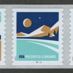 Scott# 5958-59 "AMERICAN VISTAS" MNH PNC (5) PLATE # P1111