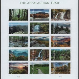 Scott# 5960 "APPALACHIAN TRAIL" MNH SHEET (15) NICELY CENTERED
