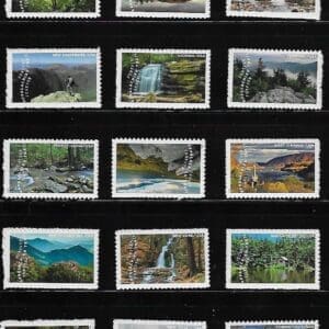 Scott# 5960 "APPALACHIAN TRAIL" MNH SINGLES (15) NICELY CENTERED