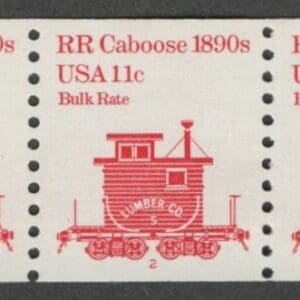 Scott# 1905a "CABOOSE" MNH UNTAGGED PNC(5) PLATE #2
