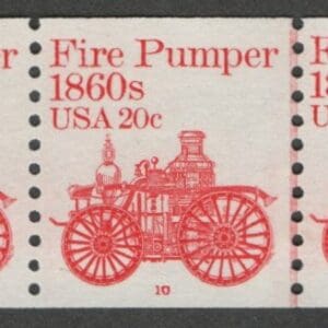 Scott# 1908 "FIRE PUMPER" MNH PNC5, PLATE #10, NICELY CENTERED