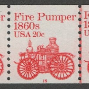 Scott# 1908 "FIRE PUMPER" MNH PNC5, PLATE #15, NICELY CENTERED