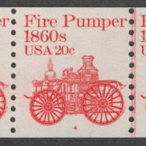 Scott# 1908 "FIRE PUMPER" MNH PNC5, PLATE #4, NICELY CENTERED