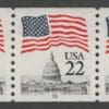 Scott# 2115 "FLAG OVER CAPITAL" MNH PNC5 PLATE#15 NICELY CENTERED