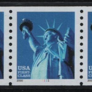 Scott# 3452 "STATUE OF LIBERTY" MNH PNC7 P# 1111, NICELY CENTERED