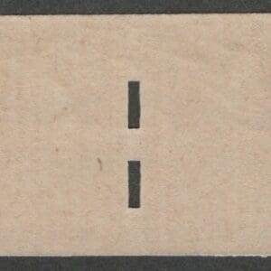 Alternative view of Scott# 535 "WASHINGTON" MNH PAIR, SCHERMACK TYPE III PRIVATE PERFS