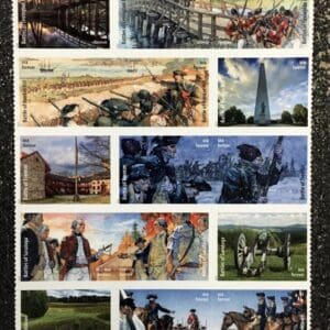 Scott# 5977 "BATTLEFIELDS of the AMERICAN REVOLUTION" BLOCK (15)