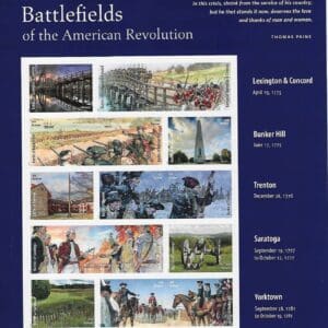 Scott# 5977 "BATTLEFIELDS of the AMERICAN REVOLUTION" SHEET (15)