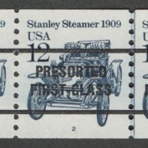Scott# 2132A "STANLEY STEAMER" MNH TYPE II PRECANCEL PNC5 PLATE#2