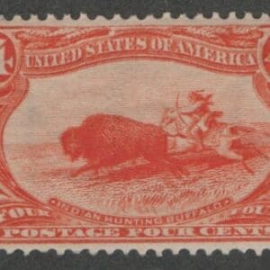 Scott# 287 "TRANS - MISSISSIPPI" MNH, RICH COLOR, CRISP IMAGE