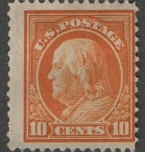 Scott# 416 "FRANKLIN" MINT PERF 12, SL WATERMARK, SEE PHOTOS
