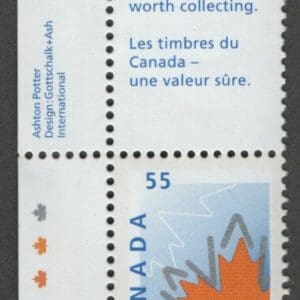 CANADA Scott# 1684 "MAPLE LEAF" MNH WITH SELVAGE