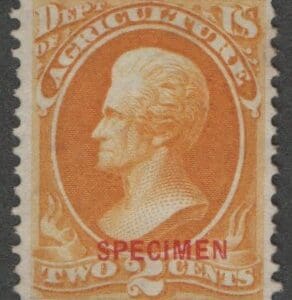 Scott# O2S "AGRICULTURE" MNH NGAI SPECIMEN, NICELY CENTERED