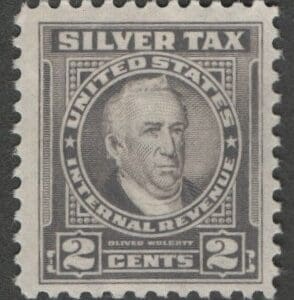 Scott# RG59 "SILVER TAX" MNH SINGLE, NICELY CENTERED
