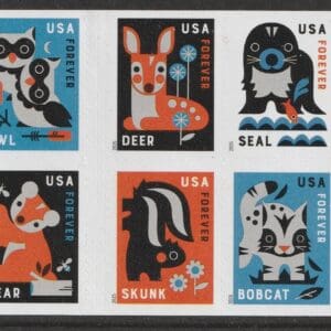 Scott# 6006-15 "BABY WILD ANIMALS" MNH BOOKLET BLOCK (10)