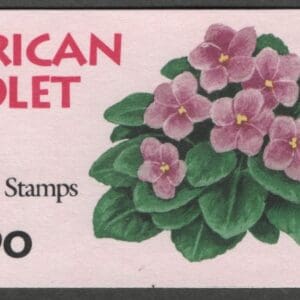Scott# 2486 BK176 "AFRICAN VIOLETS" MNH INTACT BOOKLET (10)
