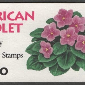 Scott# 2486 BK177 "AFRICAN VIOLETS" MNH INTACT BOOKLET (20)