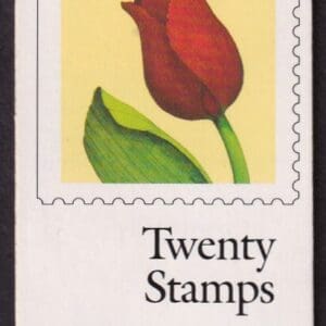 Scott# 2527a BK185 "FLOWER" MNH BOOKLET (20) MNH PLATE# K3333