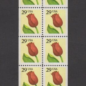 Alternative view of Scott# 2527a BK185 FLOWER MNH INTACT BOOKLET(20) MNH PLATE# K1111