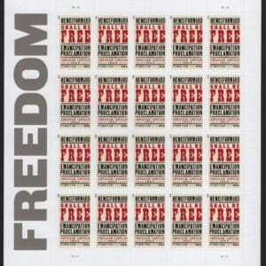 Scott# 4721 "EMANCIPATION PROCLAMATION" FULL SHEET (20) MNH