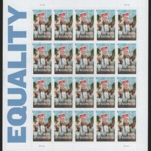Scott# 4804 "MARCH ON WASHINGTON-EQUALITY" FULL SHEET (20) MNH