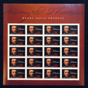 Scott# 5202 "HENRY DAVID THOREAU-WRITER" SHEET (20) MNH