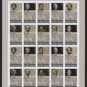 Scott# 5834-43 "UNDERGROUND RAILROAD" MNH FULL SHEET (20)