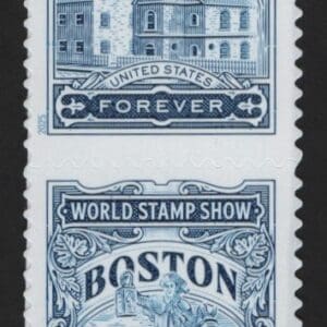 Scott# 6029-30 "BOSTON 2026 WORLD STAMP SHOW" MNH VERTICAL PAIR