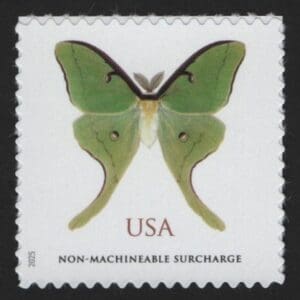 Scott#  6031 "LUNA MOTH" NON-MACHINABLE SURCHARGE MNH SINGLE