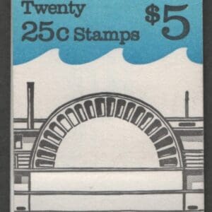 Scott# 2405-09 BK166 "STEAMBOATS" MNH INTACT BOOKLET (20)