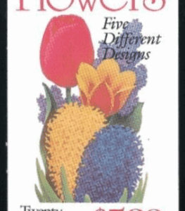 Scott# 2760-64a BK208 GARDEN FLOWERS INTACT BOOKLET (20) PLATE# 1