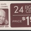 Scott# 1395a BK121 "EISENHOWER" INTACT BOOKLET (24) (3 PANES X 8)