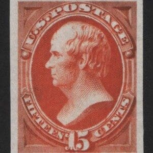Scott# 163P3 "WEBSTER" PLATE PROOF ON INDIA, VERY WELL CENTERED