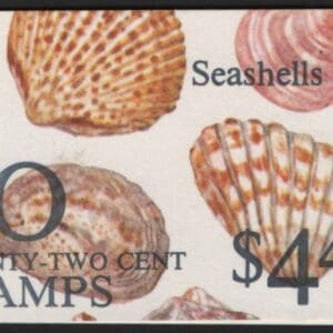 Scott# 2117-21 (BK146) "SEA SHELLS" INTACT BOOKLET (20) MNH