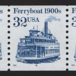 Scott# 2466 "FERRYBOAT" TRANSPORTATION SERIES MNH PNC5, PLATE# 4