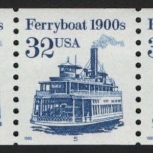 Scott# 2466 "FERRYBOAT" TRANSPORTATION SERIES MNH PNC5, PLATE# 5