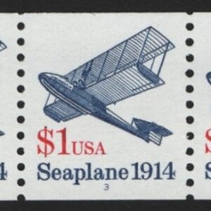 Scott# 2468c "SEAPLANE" TRANSPORTATION SERIES MNH PNC5, PLATE#3