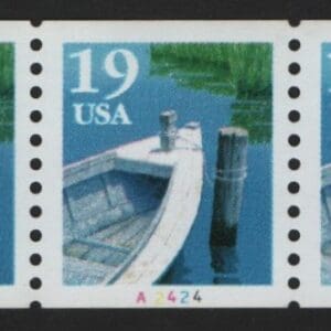 Scott# 2529 "FISHING BOAT" MNH PNC (5) PLATE # A2424