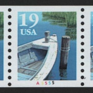 Scott# 2529a "FISHING BOAT" MNH TYPE II PNC5, PLATE# A5555