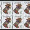 Scott# 2872a "CHRISTMAS STOCKING" MNH UNFOLDED BOOKLET PANE (20)