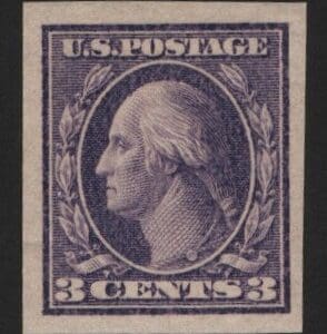 Scott# 484 "WASHINGTON" MNH TYPE II IMPERFORATE, NICELY CENTERED