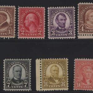 Scott# 632-642 ROTARY PRESS PERF 11 x 10.5 MNH SET (11)